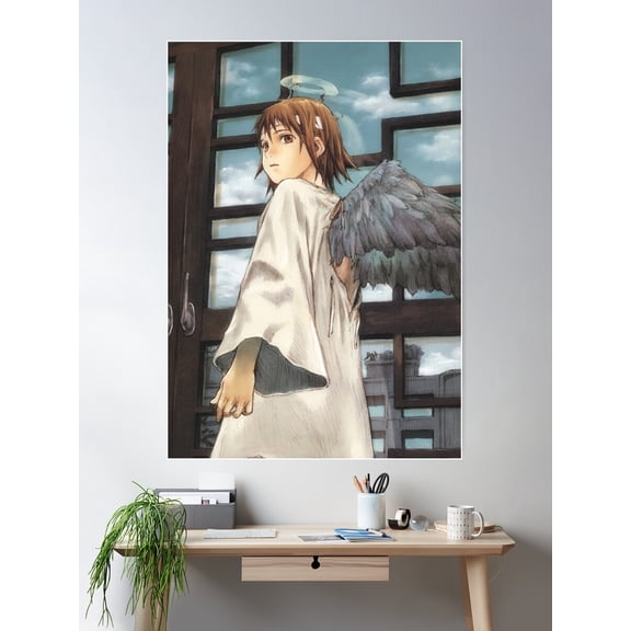 Haibane Renmei Poster Wall Art, Modern Wall Decor For Living Room Bedroom, 24x36 UNFRAMED