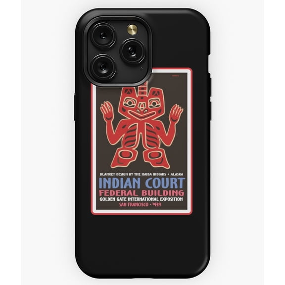Haida Blanket Design Pacific Northwest Native A13404 Phone Case for iPhone 11 to 17 Pro Max