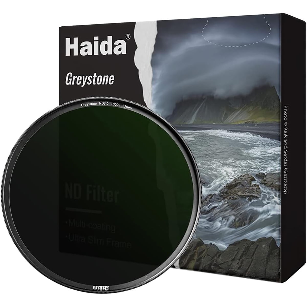 Haida Ultra Slim ND3.0 Filter - 82mm, 1000x Verdunklung Für Lange Belichtungen