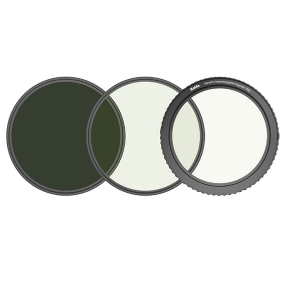 Haida NanoPro 62mm Interchangeable Magnetic Variable ND Filters, 2-5 & 6-9 Stop
