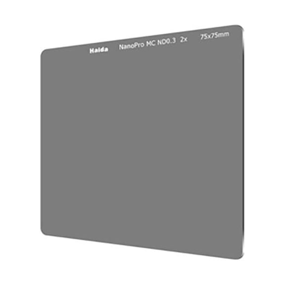 Haida NanoPro MC 75x75mm Neutral Density 2X (0.3) Multi Coated Glass Filter