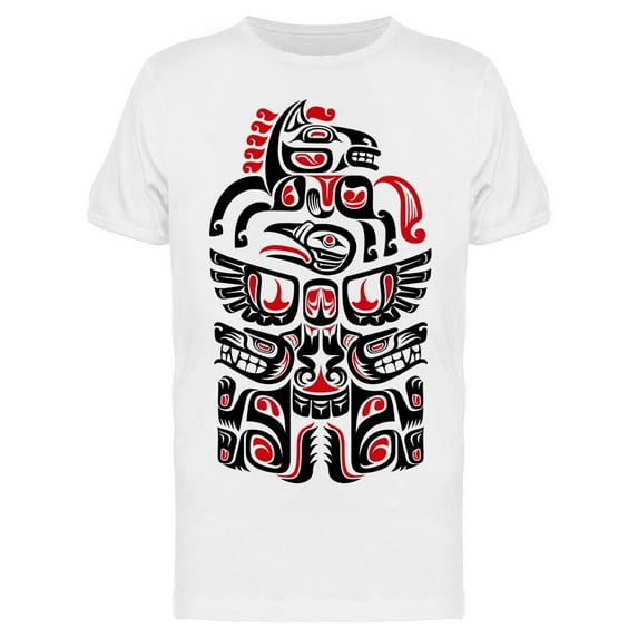 Haida Style Tattoo T-Shirt Men -Image by Shutterstock, Male 3X-Large