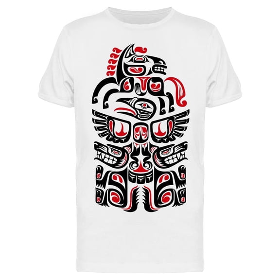 Haida Style Tattoo T-Shirt Men -Image by Shutterstock, Male 3X-Large