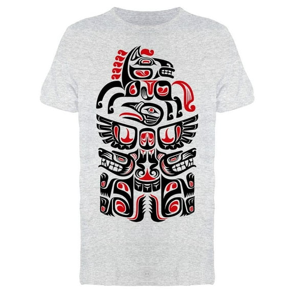 Haida Style Tattoo T-Shirt Men -Image by Shutterstock, Male Large