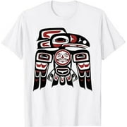 Haida Tlingit Raven Totem Native American Indigenous Pride T-Shirt