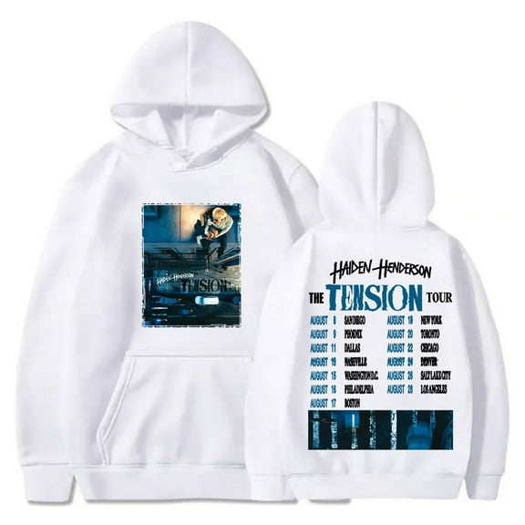 Haiden Henderson The Tension Tour Hoodies Women Men HipHop Long Sleeve Sweatshirts