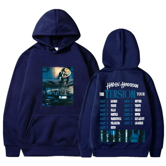 Haiden Henderson The Tension Tour Hoodies Women Men HipHop Long Sleeve Sweatshirts