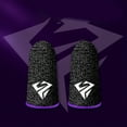 thumbnail image 1 of Haidf 2Pcs Gaming Finger Sleeves, Breathable Anti-Sweat Gaming Thumb Sleeve for Smooth Glide and Precision Control, Compatible with All Touchscreen Devices, Mobile Game Accessories, Purple, 1 of 8