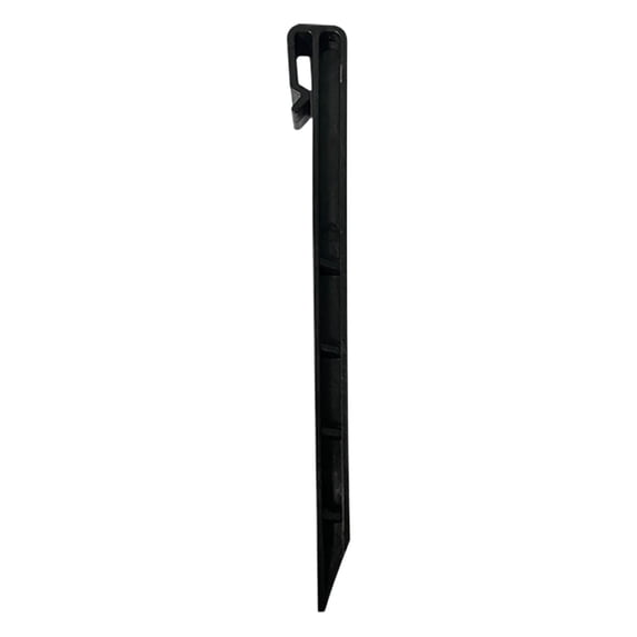 Haidf 30Pcs Landscape Edging Garden Stakes, Plastic Anchoring Spikes for Landscape Edging Rolls, Weed Barriers, Garden Liners, Tent and Awning, 9.5 Inch, Black
