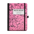 thumbnail image 1 of Composition Notebook, Wide Ruled Composition Books, Marble Composition Notebooks for Work, 120gsm Thick Paper, 80 Sheets per Book, 8-1/2" x 5-7/10", Pink, 1 of 5