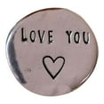 thumbnail image 1 of Haidf Heartfelt Pewter Pocket Tokens, Hand Stamped Pocket Love Token, Personalized Love Pocket Coin, Love Confession Gift, Long Distance Relationship Gifts, Valentines Day Gifts for Her Him, 1.2 Inch, 1 of 8