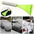 thumbnail image 1 of Haidf Ice Scrapers for Car Windshield, Portable Snow Scraper with Ergonomic Foam Grip, Multi-Purpose Ice Scraper for Car, Truck and SUV, Snow Remover for Cars, Winter Car Accessories, 10.6", Green, 1 of 9