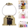 thumbnail image 1 of Haidf Mini Candy Dispenser, Plastic Gumball Machine, Cute Bubble Gum Machine for Wedding Bridal Shower Baby Shower Birthday Party Decorations, Candy Machine, 3.9" H, Gold, 1 of 9