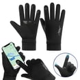 thumbnail image 1 of Haidf Winter Gloves for Women Men, Waterproof Warm Touch Screen Gloves, Cold Weather Windproof Thermal Gloves for Running, Driving, Cycling and Outdoor Sports, Snow Ski Gloves Liner, Medium, Black, 1 of 9