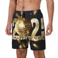 thumbnail image 1 of Haiem 2025 New Year 3 Mens Swim Trunks with Compression Liner 2 in 1 Swimming Shorts Stretch Swimwear Quick Dry,Board Shorts-XX-Large, 1 of 9