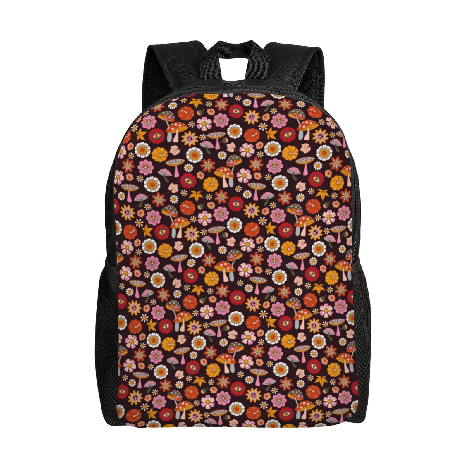 Haiem 70s Groovy Hippie Retro Backpack - Stylish and Durable 15-inch ...
