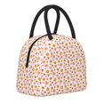 thumbnail image 1 of Haiem 70s Retro Flowers Printed Lunch Bag Women, Lunch Box Lunch Bag for Women, Small Leakproof Cute Lunch Tote Large Capacity Reusable Insulated Cooler Lunch Container, 1 of 6