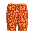 thumbnail image 1 of Haiem A Big Hot Dog Men's Pajama Short with Soft Woven Cotton Elastic Waistband Sleep Short-Large, 1 of 9