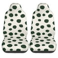 thumbnail image 1 of Haiem Abstract Green Polka Dot Printed Car Seat Covers Set of 2, Universal Fit Car Seat Covers,Protective Seat Covers,Comfortable Car Seat Covers, Easy Installation Seat Covers, 1 of 9