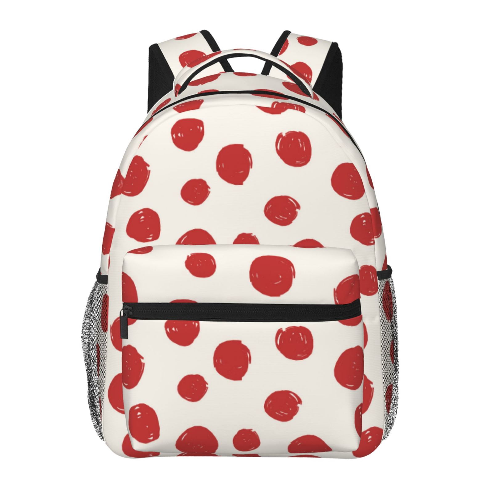 ?✅PRICE FIRM✅Red Polka Dot Backpack. Brand new! Amazon.com | Elementary School Bags for Teens, Red White  main image 2