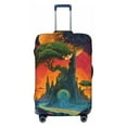 thumbnail image 1 of Haiem Abstract Tree Castle Luggage Cover Printed Suitcase Covers for Luggage Elastic Washable Suitcase Protector Fits 18-32 Inch Luggage-Medium, 1 of 8