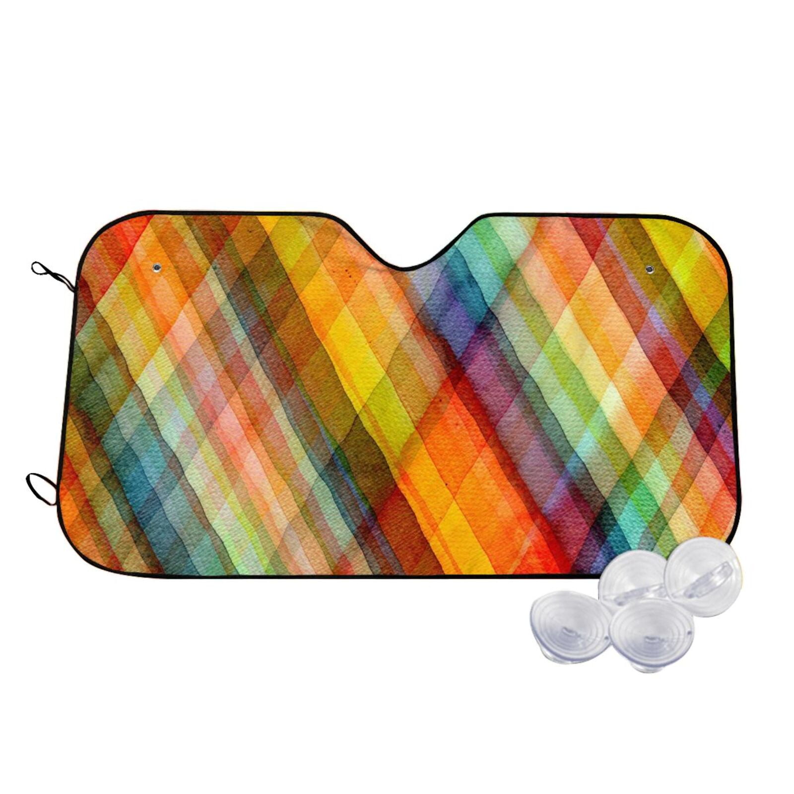 Noel or Nowell Tartan Car Sun Shade - 2 Pieces