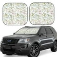 thumbnail image 1 of Haiem Aerial Flora Car Windshield Sun Shade (2 Pieces) Foldable Windshield Sun Shade Car Accessories for Truck SUV Pickup-Large, 1 of 7