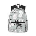 thumbnail image 1 of Haiem African Animals Lightweight Backpack for School, Classic Basic Water Resistant Casual Daypack for Travel with Bottle Side Pockets, 1 of 8
