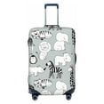 thumbnail image 1 of Haiem African Animals Luggage Cover,Durable, Washable Suitcase Protector With Anti-Scratch Technology - Keep Your Luggage Looking New Large, 1 of 9