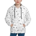 thumbnail image 1 of Haiem Airplane Pattern Boys Hoodie, Youth Pullover Hooded Sweatshirt, Kangaroo Pocket Hoodie for Kids Girls -X-Large, 1 of 6