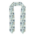 thumbnail image 1 of Haiem Algae Corals and Seashells Pattern Graduation Stole 2024 | Premium Satin Sash for Graduation Ceremony, 1 of 7