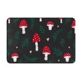 thumbnail image 1 of Haiem Amanita Mushroom Front Door Mat Indoor Outdoor Entrance, Waterproof All-Season, All-Weather Doormat, Durable Flannel Fabric, Fade Resistant, Low Profile, 16x24in, 1 of 9