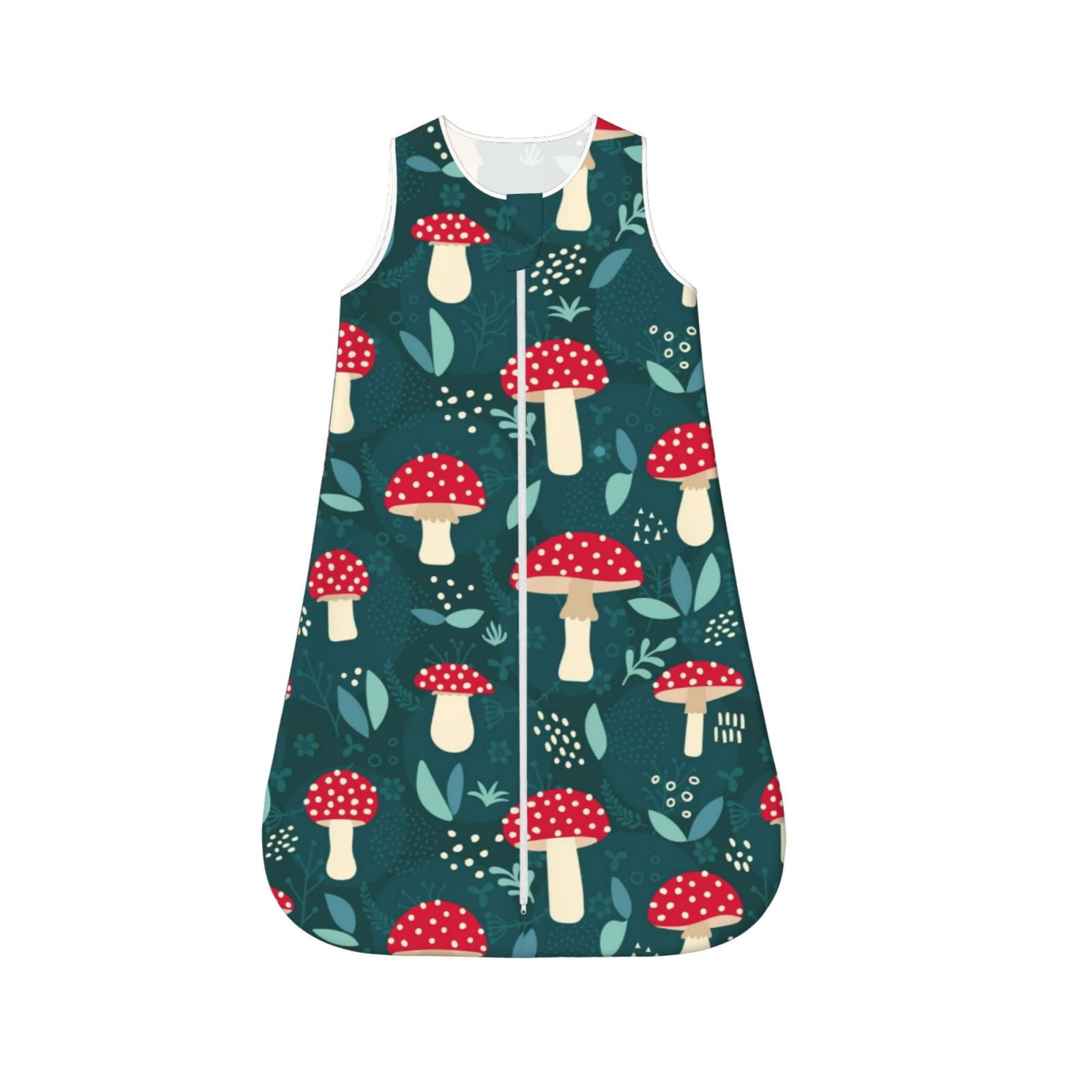 Haiem Amanita Mushroom Printed Baby Sleep Sack 06 Months Muslin Baby