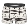 thumbnail image 1 of Haiem Anchors and Ropes Men's Boxer Briefs, Every Day Comfort Stretch Cotton Moisture-Wicking Underwear-Medium, 1 of 9