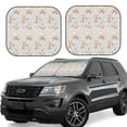 thumbnail image 1 of Haiem Animals In Tribe Car Windshield Sun Shade (2 Pieces) Foldable Windshield Sun Shade Car Accessories for Truck SUV Pickup-Medium, 1 of 7