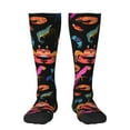 thumbnail image 1 of Haiem Animals Under Water Socks, Funny Novelty Crazy Design Cotton Socks Sports Socks Knee High Socks For Men, Women,1Pairs - Gift For Working Friends, 1 of 8