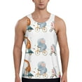 thumbnail image 1 of Haiem Animals in Transport Men Workout Tank Top Gym Bodybuilding Sleeveless Muscle T Shirts Athletic Tank Breathable Workout Shirt-XX-Large, 1 of 9