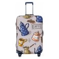 thumbnail image 1 of Haiem Antique Vintage Teapot Coffee Grinder Luggage Cover,Durable, Washable Suitcase Protector With Anti-Scratch Technology - Keep Your Luggage Looking New Medium, 1 of 9