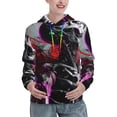 thumbnail image 1 of Haiem Artistic Skull for Women's Fashion Hoodies & Sweatshirts with Kangaroo Pocket,Hooded Sweatshirt with Eye-catching Drawstrings-Small, 1 of 7