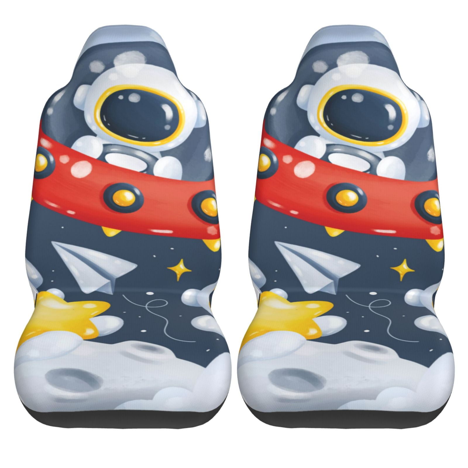 Owl Golden Space Car Seat Cover Universal Fit
