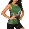 thumbnail image 1 of Haiem Australian White Tree Frog Sitting on Branch Workout Tank Tops for Women, Athletic Sports Slim-Fit Tank Tops, Compression Sleeveless Dry Fit Shirts,Athletic Shirt-Small, 1 of 9