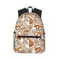 thumbnail image 1 of Haiem Autumn Fox with Brown Plants Lightweight Backpack for School, Classic Basic Water Resistant Casual Daypack for Travel with Bottle Side Pockets, 1 of 1