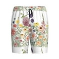thumbnail image 1 of Haiem Autumn Garden Men's Pajama Short with Soft Woven Cotton Elastic Waistband Sleep Short-Large, 1 of 9