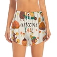 thumbnail image 1 of Haiem Autumn In The Forest Women's 2 in 1 Running Shorts - Lightweight Athletic Workout Gym Yoga Breathable Sports Shorts Liner with Phone Pockets-X-Large, 1 of 9
