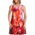thumbnail image 1 of Haiem Autumn Maple Leaves for Women’s Summer Dresses – Casual Sleeveless Tank Loose Sundress, Lightweight Beach Dress, 1 of 7
