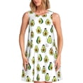thumbnail image 1 of Haiem Avocado Friends for Women’s Summer Dresses – Casual Sleeveless Tank Loose Sundress, Lightweight Beach Dress, 1 of 7