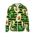 thumbnail image 1 of Haiem Avocado Green Striped UPF 50+ Fishing Shirts for Men Long Sleeve UV Sun Protection Hoodie Non-Mask Outdoor Hiking Shirts, 1 of 9