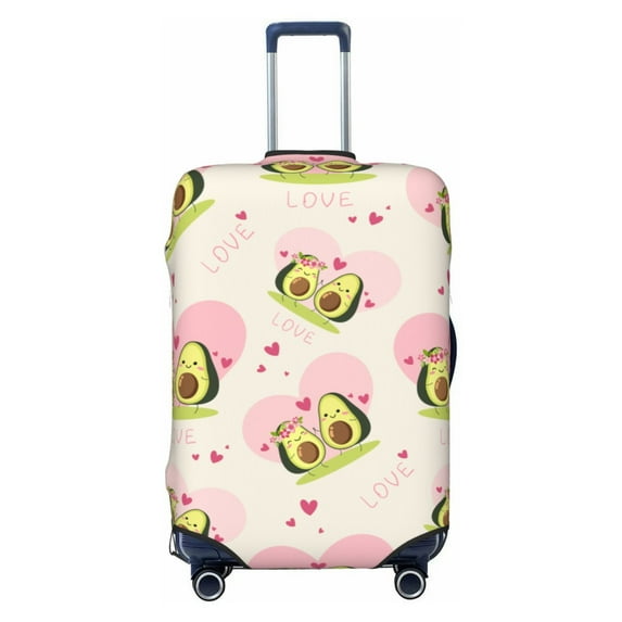 Haiem Avocado Lovers Luggage Cover,Durable, Washable Suitcase Protector With Anti-Scratch Technology - Keep Your Luggage Looking New Medium