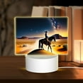 thumbnail image 1 of Haiem Azure Sky Western Desert Cowboy Pattern Acrylic Night Light Gift with 3 Color ModesTouch-Sensitive LED Lamp Perfect Gift for Mother's Day, Birthday, or Christmas, 1 of 9