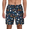 thumbnail image 1 of Haiem Ball Sports Mens Swim Trunks with Compression Liner 2 in 1 Swimming Shorts Stretch Swimwear Quick Dry,Board Shorts-Medium, 1 of 9